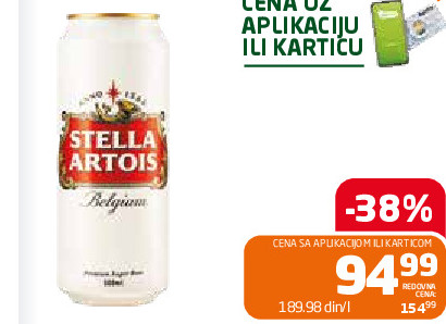 Pivo Stella Artois 0,51