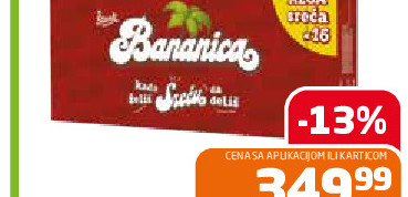 Čokoladne krem banane 16x25g Stark