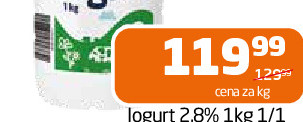 Jogurt 2.8% 1kg 1/1