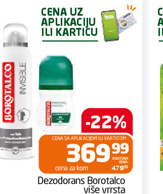 Dezodorans Borotalco više vrrsta