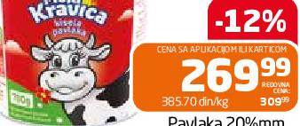 Pavlaka 20%mm Moja Kravica 700g Imlek