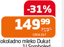 Čokoladno mleko Dukat 11 Somboled