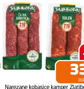 Narezane kobasice kamper Zlatiborac 210g • budimska čajna kulen