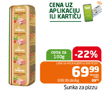 Šunka za pizzu Delikates Neoplanta