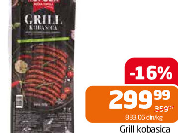 Grill kobasica Topola 360g