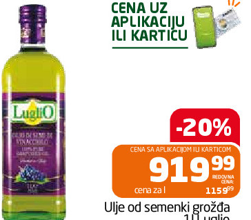 Ulje od semenki grožđa 11 Luglio