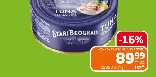 Tunjevina komadići 150g Stari Beograd