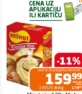 Minut pire 120g Marbo