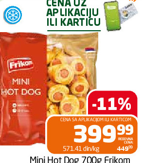 Mini Hot Dog 700g