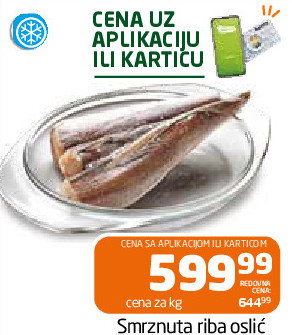 Smrznuta riba oslić