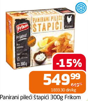 Panirani pileći štapići 300g
