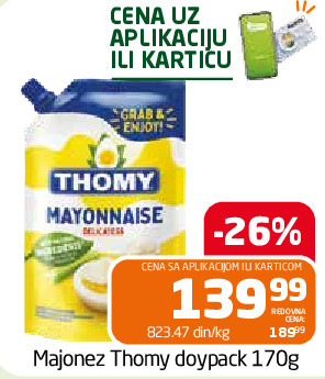 Majonez Thomy doypack 170g