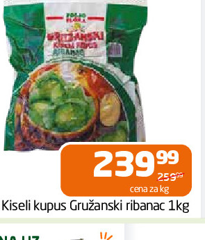 Kiseli kupus Gružanski ribanac 1kg