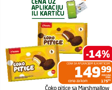 Čoko pitice sa Marshmallow 147/138g - više vrsta