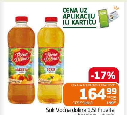 Sok Voćna dolina 1,51 Fruvita
