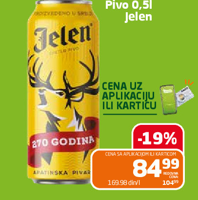 Pivo 0,51 Jelen