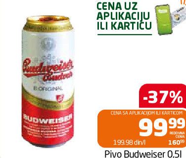 Pivo Budweiser 0,51