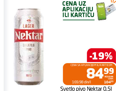 Svetlo pivo Nektar 0,51