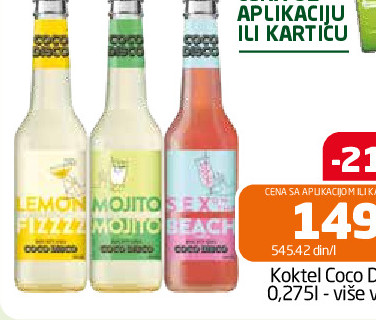 Koktel Coco Disco 0,2751 - više vrsta