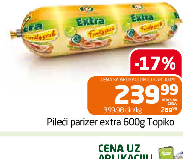 Pileći parizer extra
