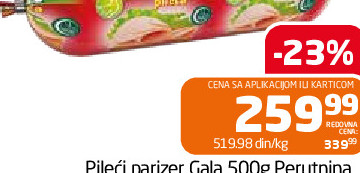 Pileći parizer Gala