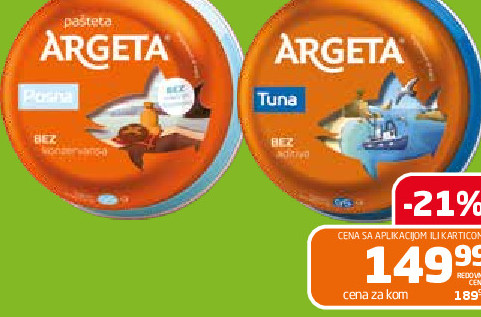 Paštete Argeta 95g
