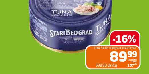 Tunjevina komadići 150g Stari Beograd