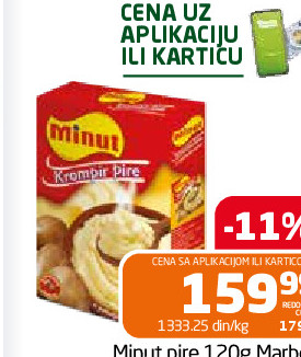Minut pire 120g Marbo