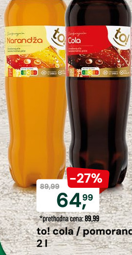 to! cola / pomorandža