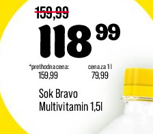 Sok Bravo Multivitamin 1,5l