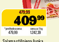 Salama stisnjena Šunka Neoplanta 330g