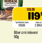 BIBER CRNI MLEVENI