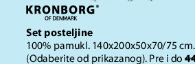 Set posteljine