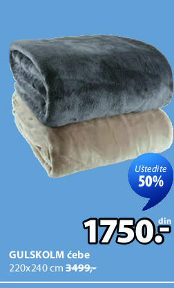 GULSKOLM ćebe