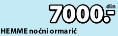 HEMME noćni ormarić