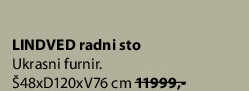 LINDVED radni sto