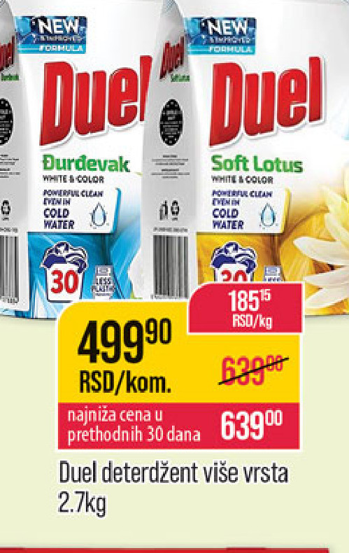 Duel deterdžent vrste 2.7kg