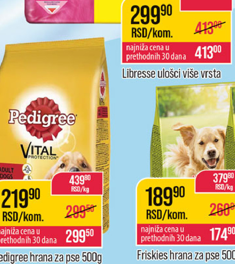 Pedigree hranu za pse 500g