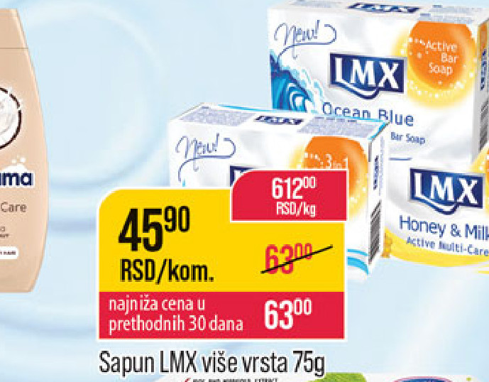 Sapuni LM X više vrsta 75g
