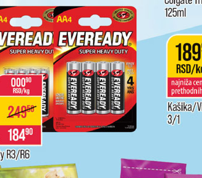 Baterije Everready RJ/AB