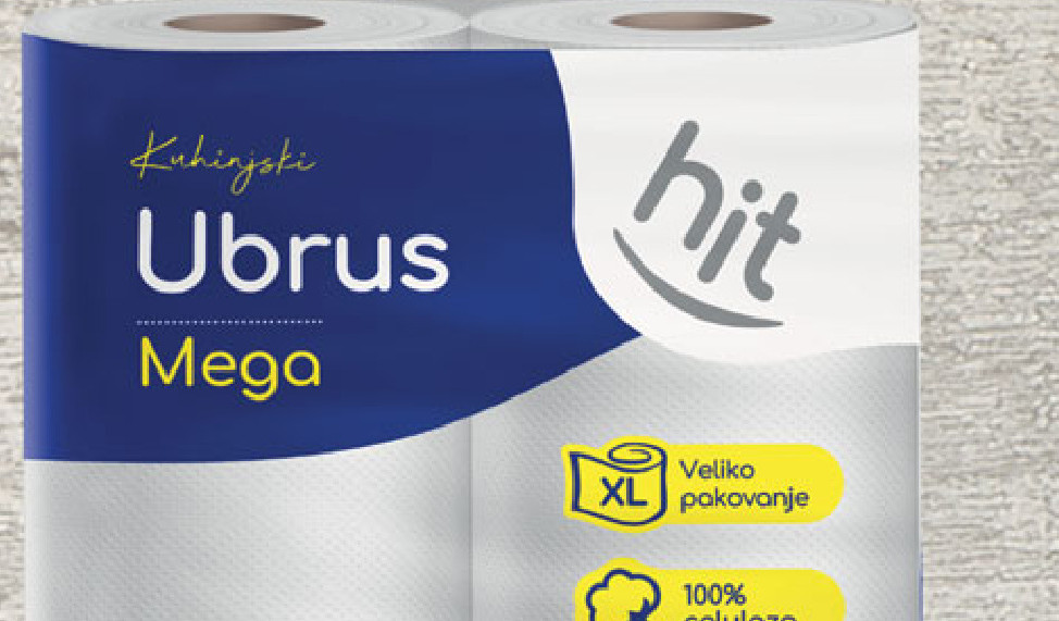 hit ubrus Mega dvoslojni, 2/1
