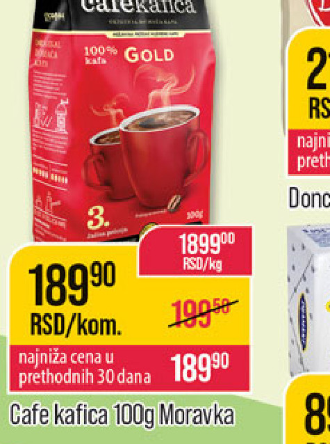 Kafa cafeka 100g Moravka