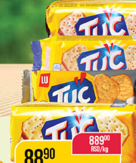 Krekker Tuc više vrsta 100g