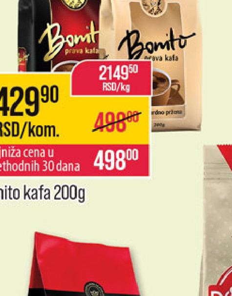 Bonito kafa 200g