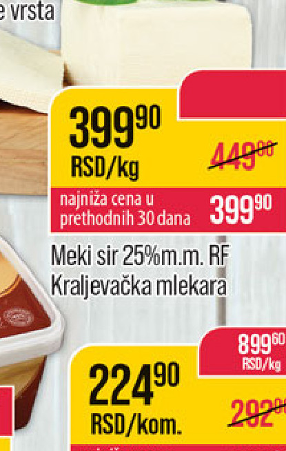Meki sir 25% m.m.
