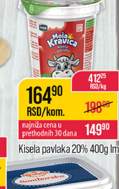Kisela pavlaka 20% m.m.