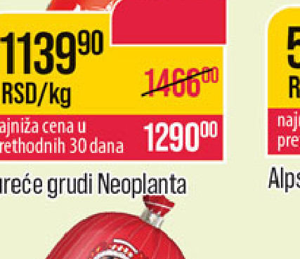 Cureća grudi Neoplanta