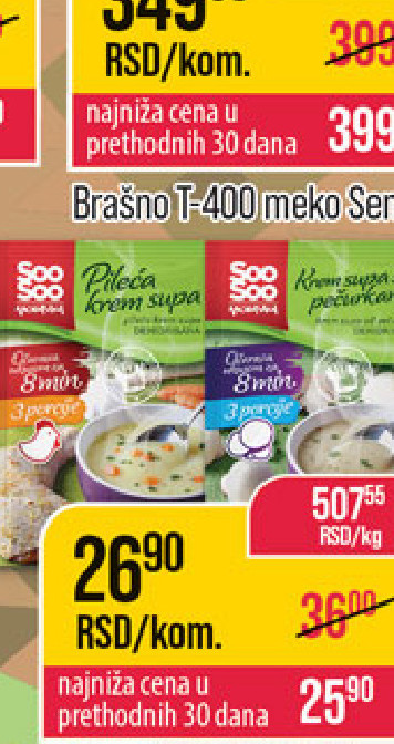 Bradac 1.400g mrvica