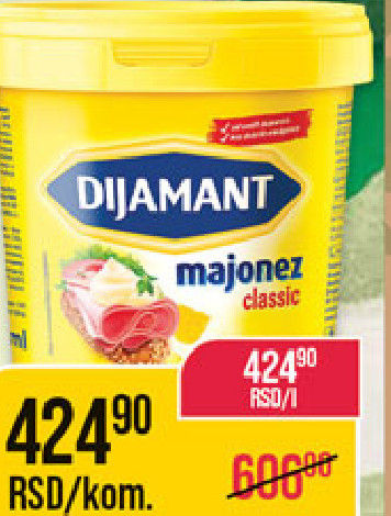 Majonez Dijamant 600ml