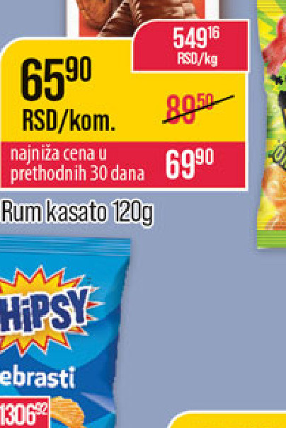 Kam čips 120g